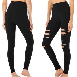 ALO Yoga Ripped Warrior High Waist Leggings